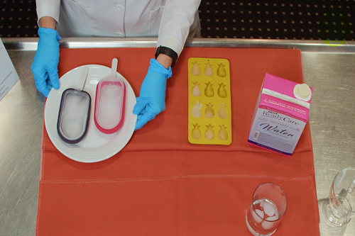 Thickening Ice Cubes and Popsicles