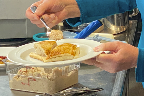 BBQ Pork Sandwich – IDDSI Level 4 Puréed