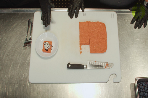 Lemon Strawberry Cake – IDDSI Level 4 Puréed