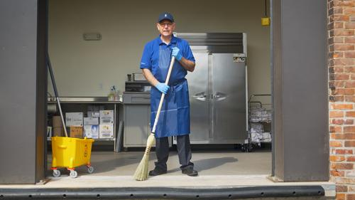 Cleaning the Loading Dock