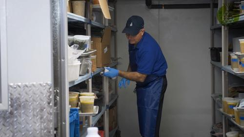 Cleaning the Walk-In Freezer