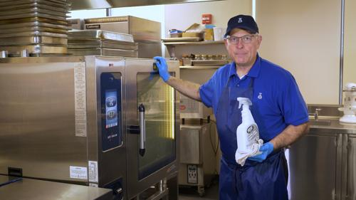 Cleaning a Combination Oven
