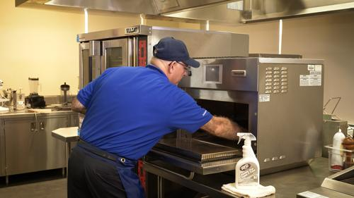 Cleaning a Rapid Cook Oven