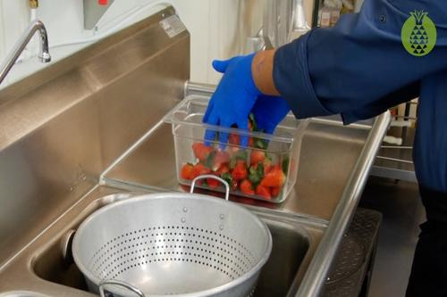 Washing Delicate Produce