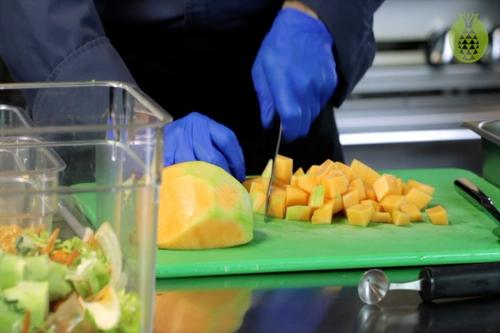 Knife Cuts: Cantaloupe