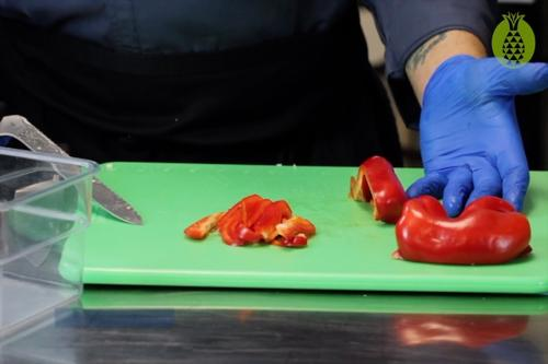 Knife Cuts: Bell Pepper