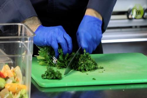 Knife Cuts: Parsley
