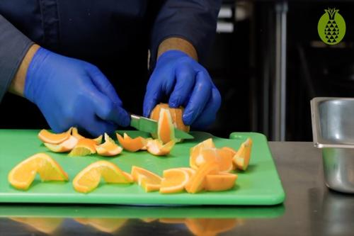 Knife Cuts: Oranges
