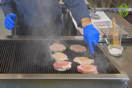 How To Grill Chicken, Beef Patties and Pork Chops on a Charbroiler