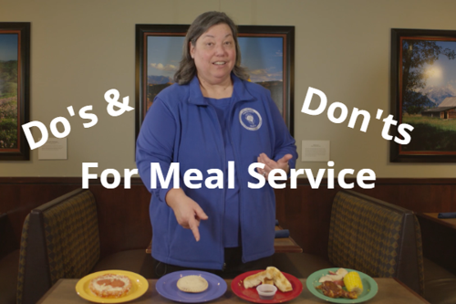 Do’s and Don’ts for Meal Service, Part 3