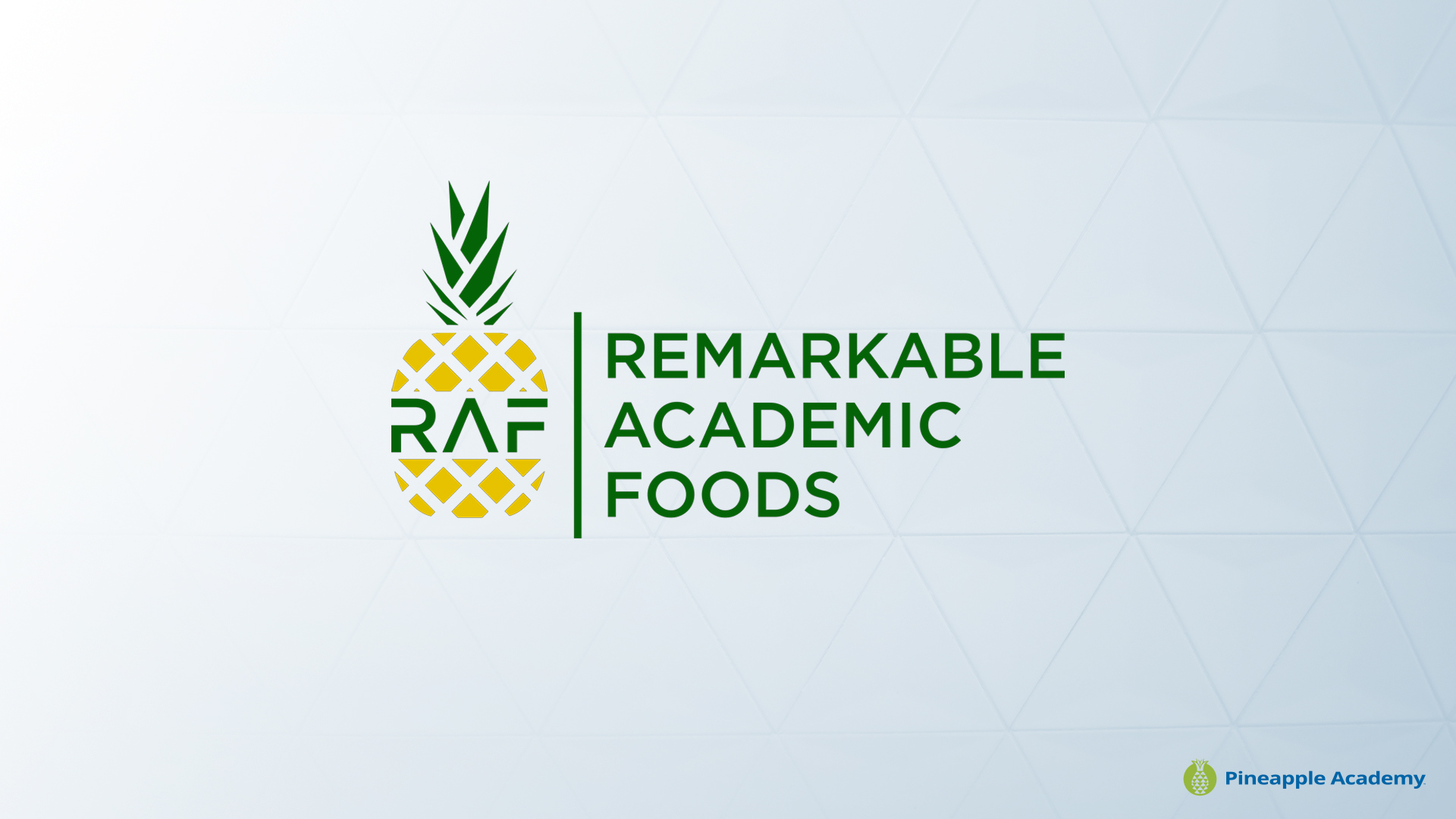 Pineapple Academy - Remarkable Academic Foods, Content Creator Profile Remarkable Academic Foods Logo