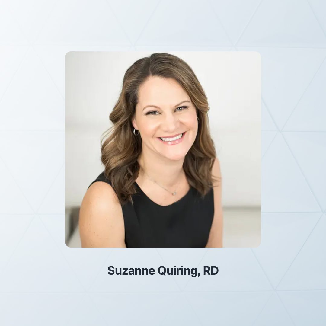 Pineapple Academy - Suzanne Quiring, RD, Content Creator Profile Suzanne Quiring, RD Headshot